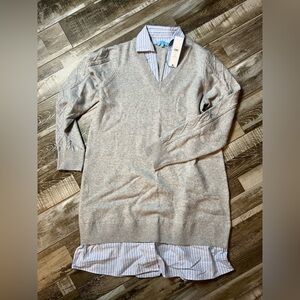 Draper James Long Sleeve Sweater Dress
